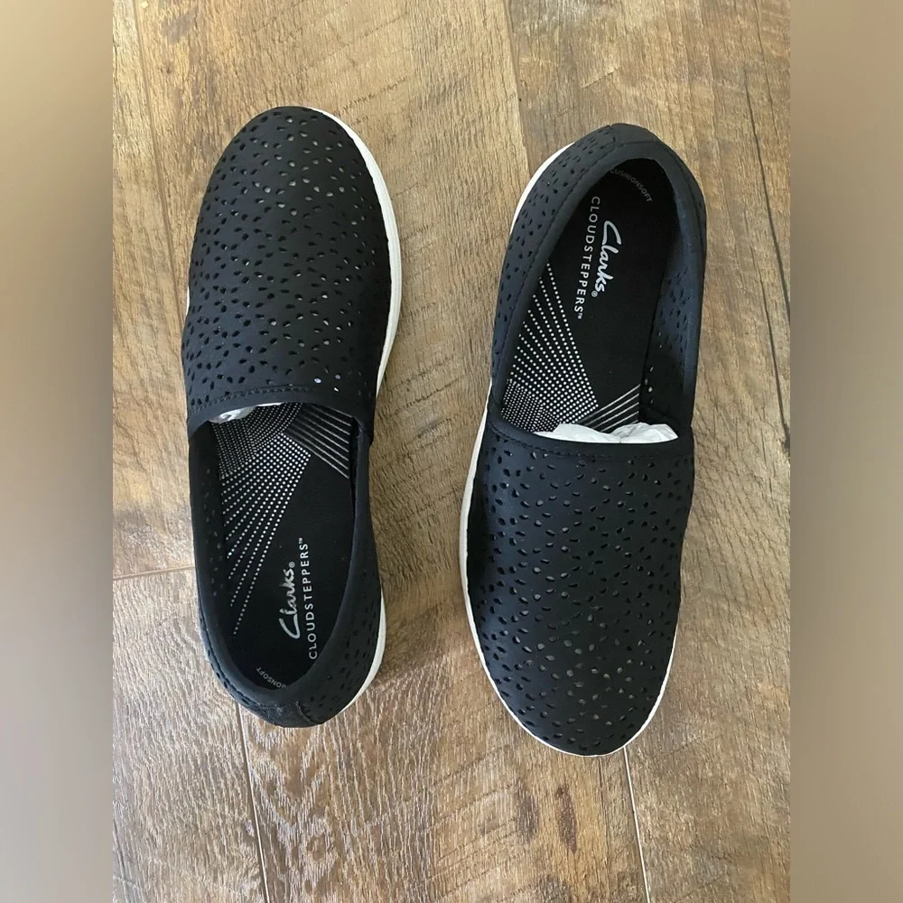 Clark’s Breezy Emily Loafer Black Women’s Size 8.5 W